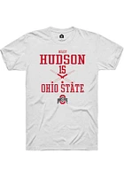 Riley Hudson Ohio State Buckeyes Rally NIL Sport Icon Short Sleeve T Shirt