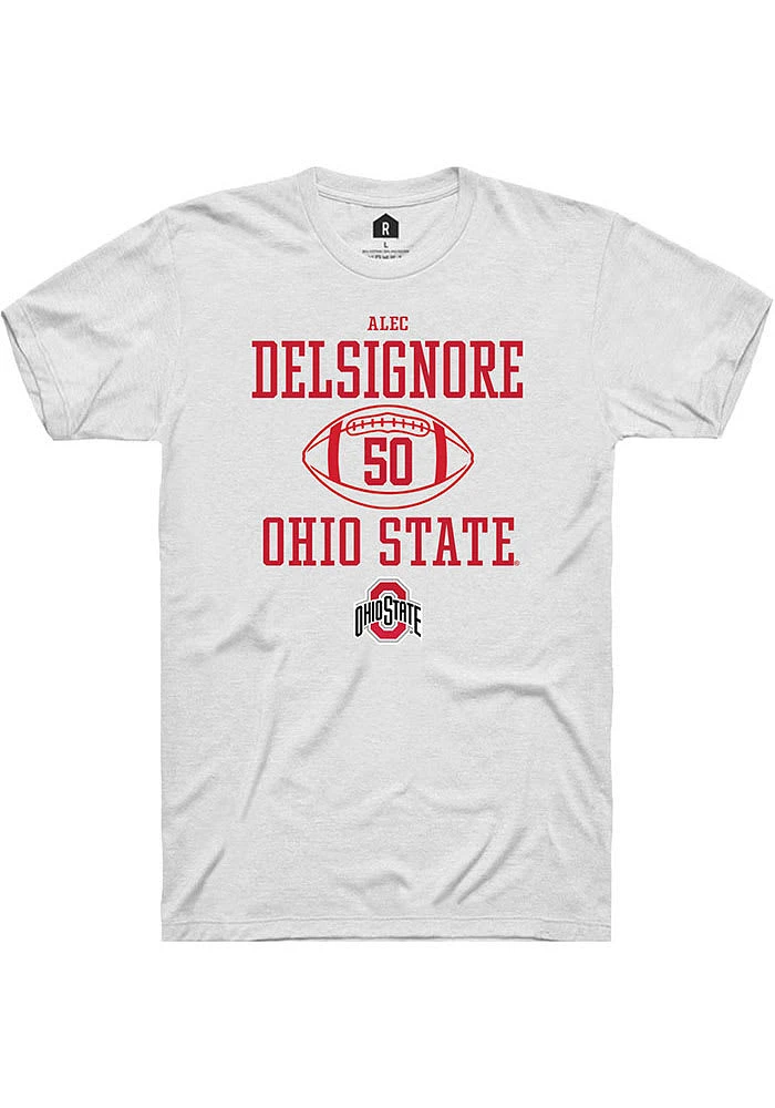 Alec DelSignore Ohio State Buckeyes Rally NIL Sport Icon Short Sleeve T Shirt