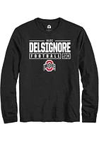 Alec DelSignore Ohio State Buckeyes Rally NIL Stacked Box Long Sleeve T Shirt