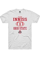 Brandon Inniss Ohio State Buckeyes Rally NIL Sport Icon Short Sleeve T Shirt