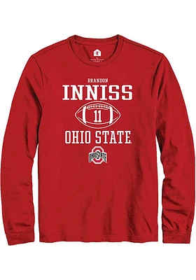 Brandon Inniss Ohio State Buckeyes Rally NIL Sport Icon Long Sleeve T Shirt