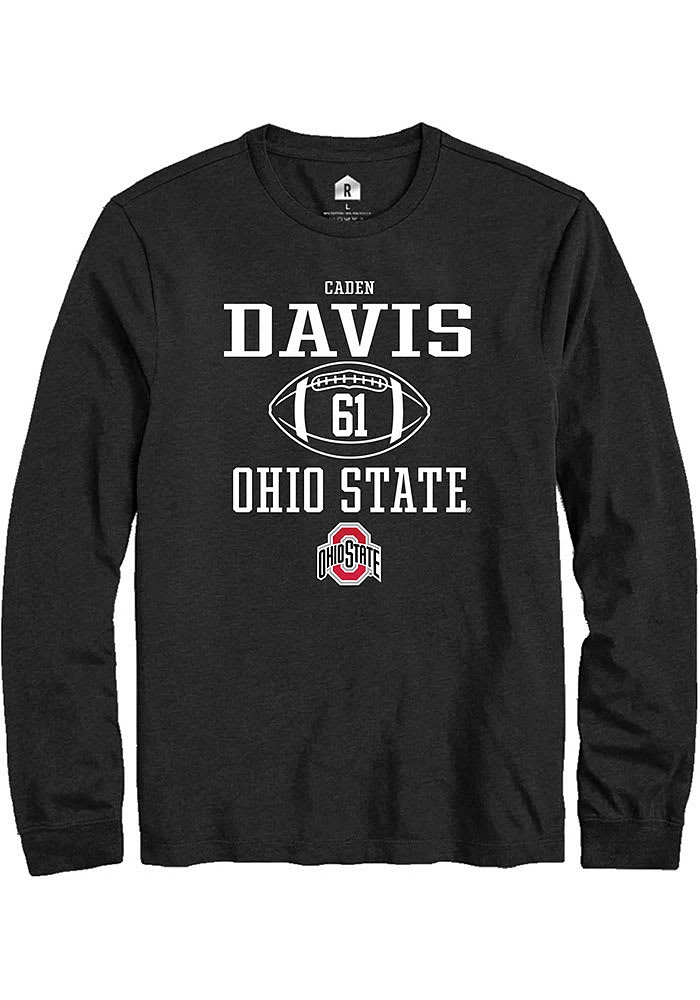 Caden Davis Ohio State Buckeyes Rally NIL Sport Icon Long Sleeve T Shirt