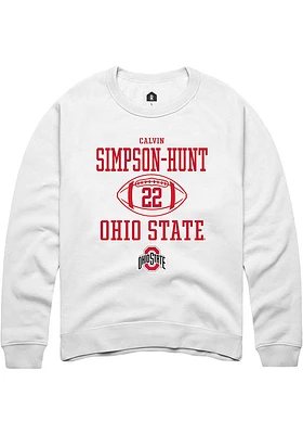 Calvin Simpson-Hunt Rally Ohio State Buckeyes Mens NIL Sport Icon Long Sleeve Crew Sweats