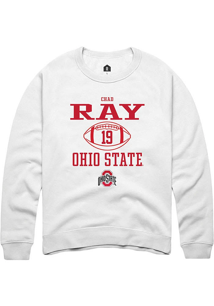 Chad Ray Rally Ohio State Buckeyes Mens NIL Sport Icon Long Sleeve Crew Sweatshirt