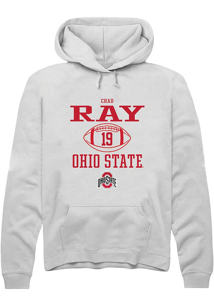 Chad Ray Rally Ohio State Buckeyes Mens NIL Sport Icon Long Sleeve Hoodie