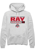 Chad Ray Rally Ohio State Buckeyes Mens NIL Stacked Box Long Sleeve Hoodie