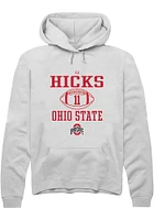 CJ Hicks Rally Ohio State Buckeyes Mens NIL Sport Icon Long Sleeve Hoodie