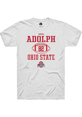 David Adolph Ohio State Buckeyes Rally NIL Sport Icon Short Sleeve T Shirt