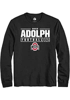 David Adolph Ohio State Buckeyes Rally NIL Stacked Box Long Sleeve T Shirt