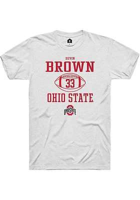 Devin Brown Ohio State Buckeyes Rally NIL Sport Icon Short Sleeve T Shirt