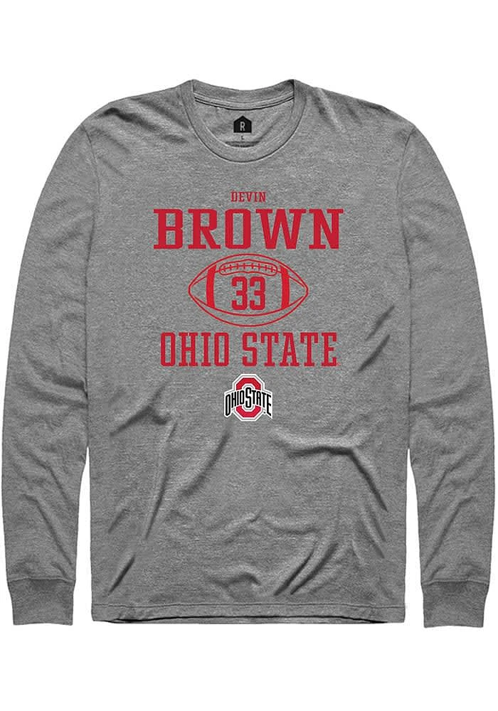 Devin Brown Ohio State Buckeyes Rally NIL Sport Icon Long Sleeve T Shirt