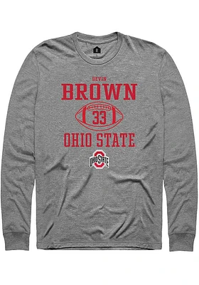 Devin Brown Ohio State Buckeyes Rally NIL Sport Icon Long Sleeve T Shirt