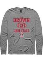 Devin Brown Ohio State Buckeyes Rally NIL Sport Icon Long Sleeve T Shirt