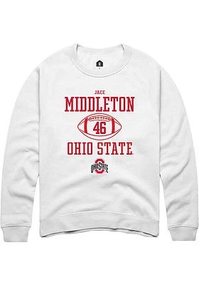 Jace Middleton Rally Ohio State Buckeyes Mens NIL Sport Icon Long Sleeve Crew Sweatshirt