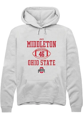 Jace Middleton Rally Ohio State Buckeyes Mens NIL Sport Icon Long Sleeve Hoodie