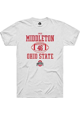 Jace Middleton Ohio State Buckeyes Rally NIL Sport Icon Short Sleeve T Shirt