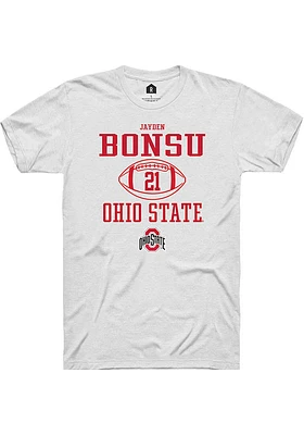 Jayden Bonsu Ohio State Buckeyes Rally NIL Sport Icon Short Sleeve T Shirt