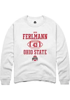 John Ferlmann Rally Ohio State Buckeyes Mens NIL Sport Icon Long Sleeve Crew Sweatshirt