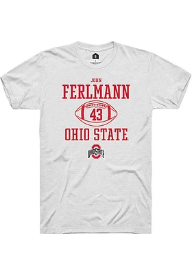 John Ferlmann Ohio State Buckeyes Rally NIL Sport Icon Short Sleeve T Shirt