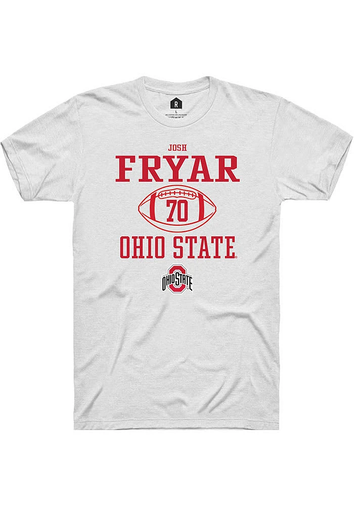 Josh Fryar Ohio State Buckeyes Rally NIL Sport Icon Short Sleeve T Shirt