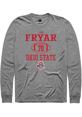 Josh Fryar Ohio State Buckeyes Rally NIL Sport Icon Long Sleeve T Shirt