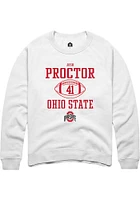 Josh Proctor Rally Ohio State Buckeyes Mens NIL Sport Icon Long Sleeve Crew Sweatshirt