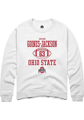 Julian Goines-Jackson Rally Ohio State Buckeyes Mens NIL Sport Icon Long Sleeve Crew Sweats