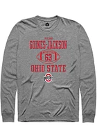 Julian Goines-Jackson Ohio State Buckeyes Rally NIL Sport Icon Long Sleeve T Shirt