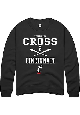 Kerrington Cross Rally Cincinnati Bearcats Mens NIL Sport Icon Long Sleeve Crew Sweatshir