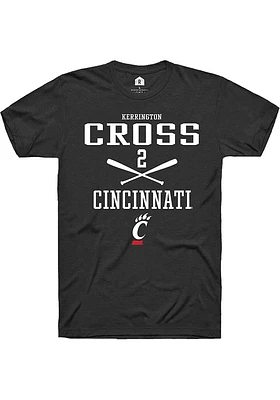 Kerrington Cross Cincinnati Bearcats Rally NIL Sport Icon Short Sleeve T Shirt