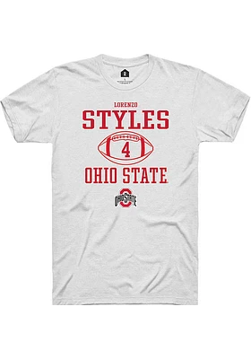 Lorenzo Styles Ohio State Buckeyes Rally NIL Sport Icon Short Sleeve T Shirt