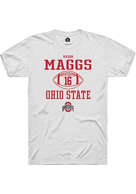 Mason Maggs Ohio State Buckeyes Rally NIL Sport Icon Short Sleeve T Shirt