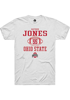 Matthew Jones Ohio State Buckeyes Rally NIL Sport Icon Short Sleeve T Shirt