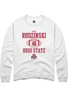 Ryan Rudzinski Rally Ohio State Buckeyes Mens NIL Sport Icon Long Sleeve Crew Sweatshirt