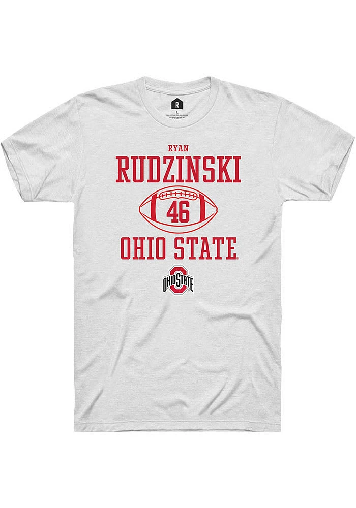 Ryan Rudzinski Ohio State Buckeyes Rally NIL Sport Icon Short Sleeve T Shirt