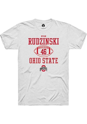 Ryan Rudzinski Ohio State Buckeyes Rally NIL Sport Icon Short Sleeve T Shirt