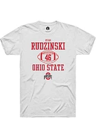 Ryan Rudzinski Ohio State Buckeyes Rally NIL Sport Icon Short Sleeve T Shirt