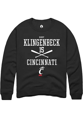 Kory Klingenbeck Rally Cincinnati Bearcats Mens NIL Sport Icon Long Sleeve Crew Sweatshir