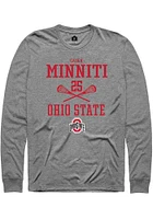 Caden Minniti Ohio State Buckeyes Rally NIL Sport Icon Long Sleeve T Shirt