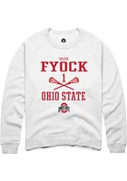 Caleb Fyock Rally Ohio State Buckeyes Mens NIL Sport Icon Long Sleeve Crew Sweatshirt