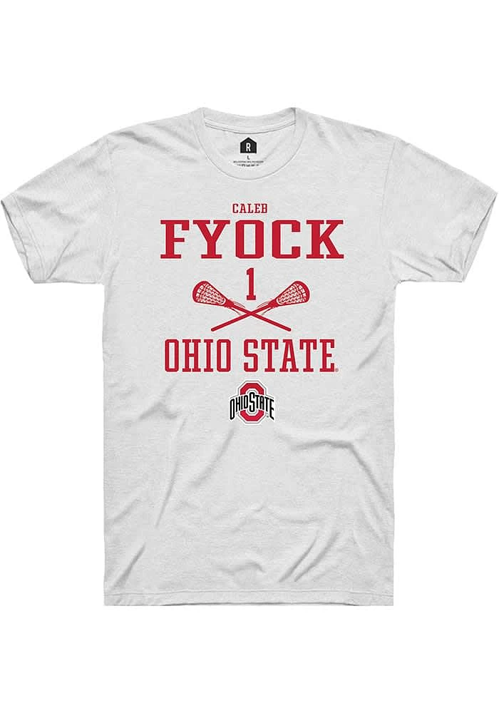 Caleb Fyock Ohio State Buckeyes Rally NIL Sport Icon Short Sleeve T Shirt