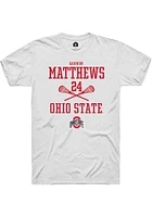 Gannon Matthews Ohio State Buckeyes Rally NIL Sport Icon Short Sleeve T Shirt