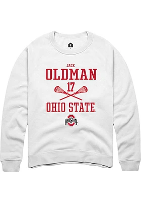 Jack Oldman Rally Ohio State Buckeyes Mens NIL Sport Icon Long Sleeve Crew Sweatshirt