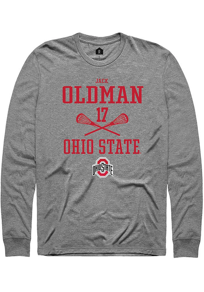 Jack Oldman Ohio State Buckeyes Rally NIL Sport Icon Long Sleeve T Shirt