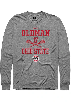 Jack Oldman Ohio State Buckeyes Rally NIL Sport Icon Long Sleeve T Shirt