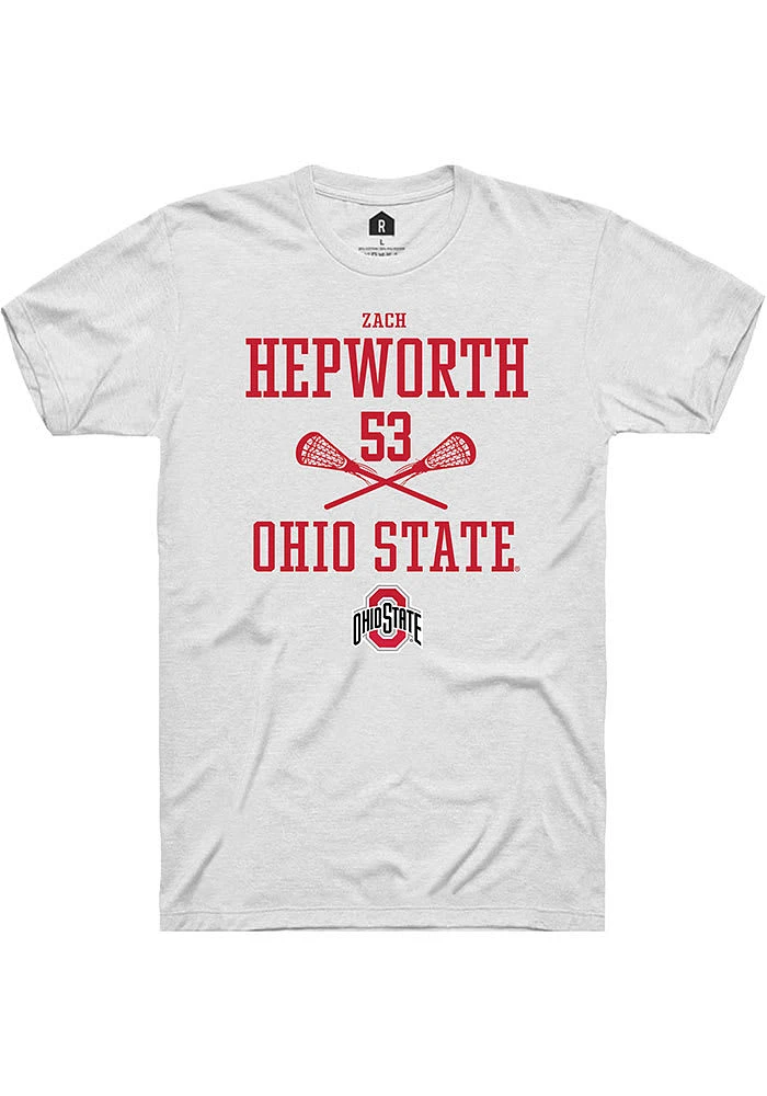 Zach Hepworth Ohio State Buckeyes Rally NIL Sport Icon Short Sleeve T Shirt