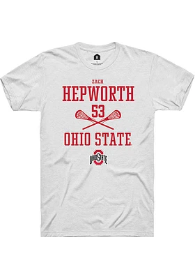 Zach Hepworth Ohio State Buckeyes Rally NIL Sport Icon Short Sleeve T Shirt