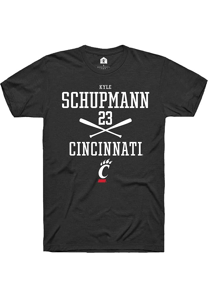 Kyle Schupmann Cincinnati Bearcats Rally NIL Sport Icon Short Sleeve T Shirt