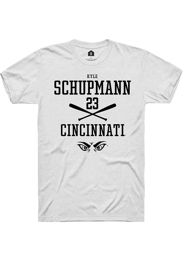 Kyle Schupmann Cincinnati Bearcats Rally NIL Sport Icon Short Sleeve T Shirt