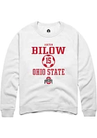 Ashton Bilow Rally Ohio State Buckeyes Mens NIL Sport Icon Long Sleeve Crew Sweatshirt